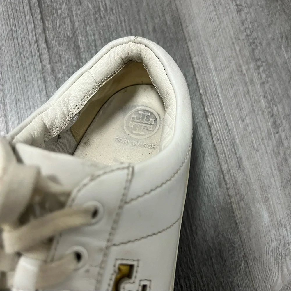 Tory Burch Women's Amalia Sneaker-White Calf Leather SINGLE LEFT SHOE-size 7.5